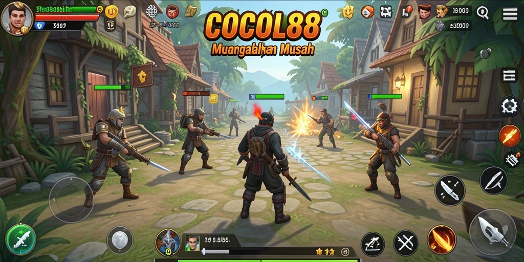 Tampilan gameplay seru dan strategi mendalam dalam COCOL88.