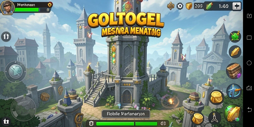 Tampilan gameplay GOLTOGEL yang menegangkan dan penuh strategi.