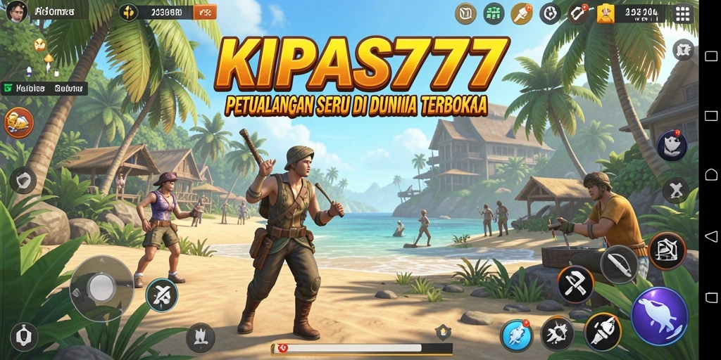 Tampilan gameplay mendalam dari KIPAS777 di dunia terbuka.