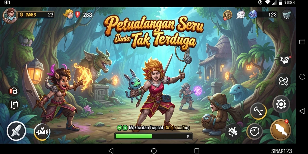 Gameplay mendebarkan di dunia petualangan SINAR123.